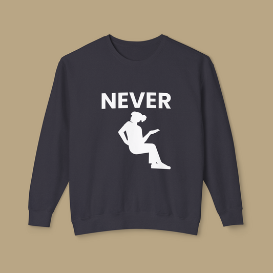 Never Look Back Oversized Unisex Sweatshirt