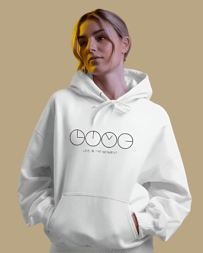 Live in the Moment Oversized Unisex Hoodie