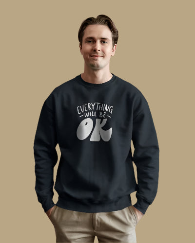 Everything will be Okay Oversized Unisex Sweatshirt