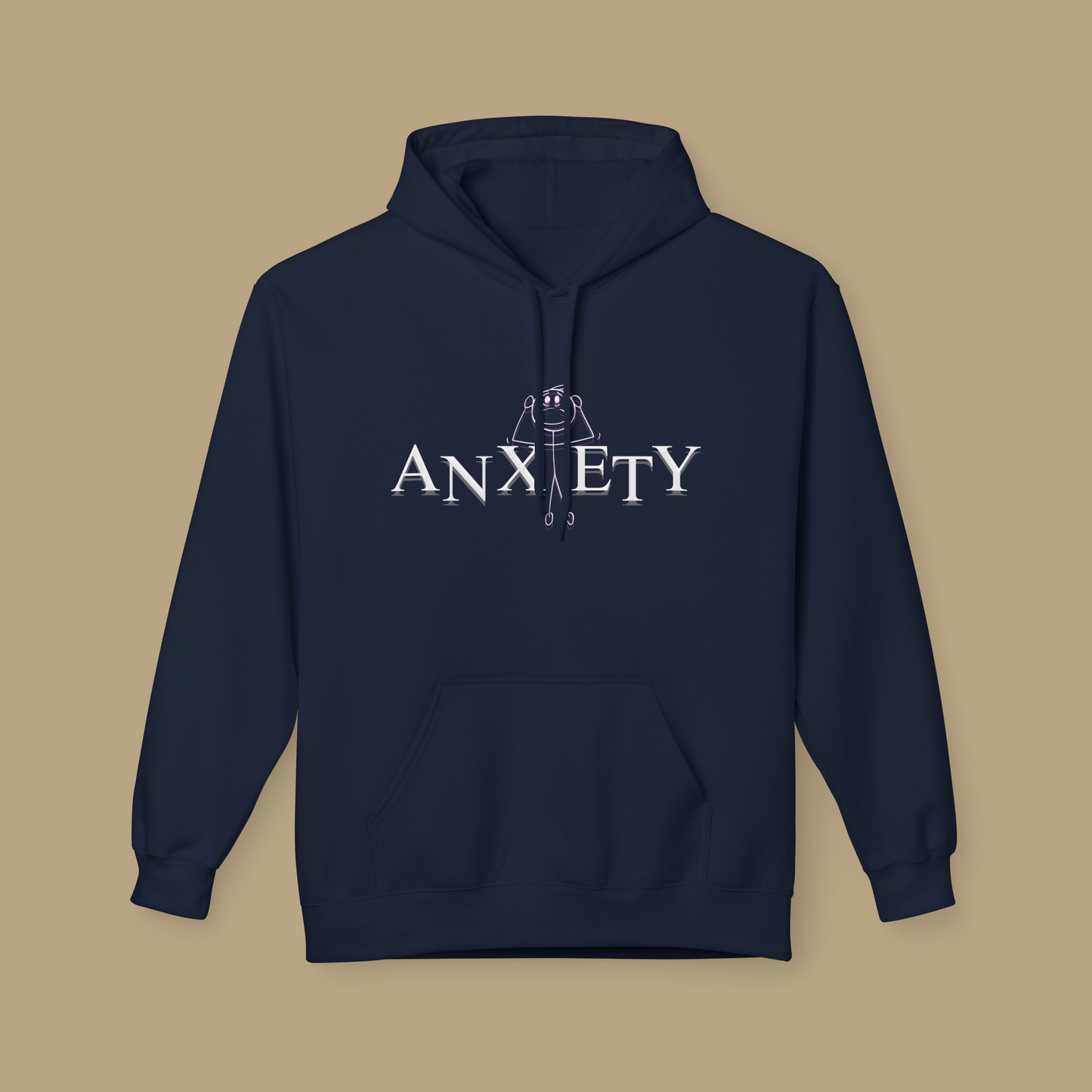 Anxiety Oversized Unisex Hoodie