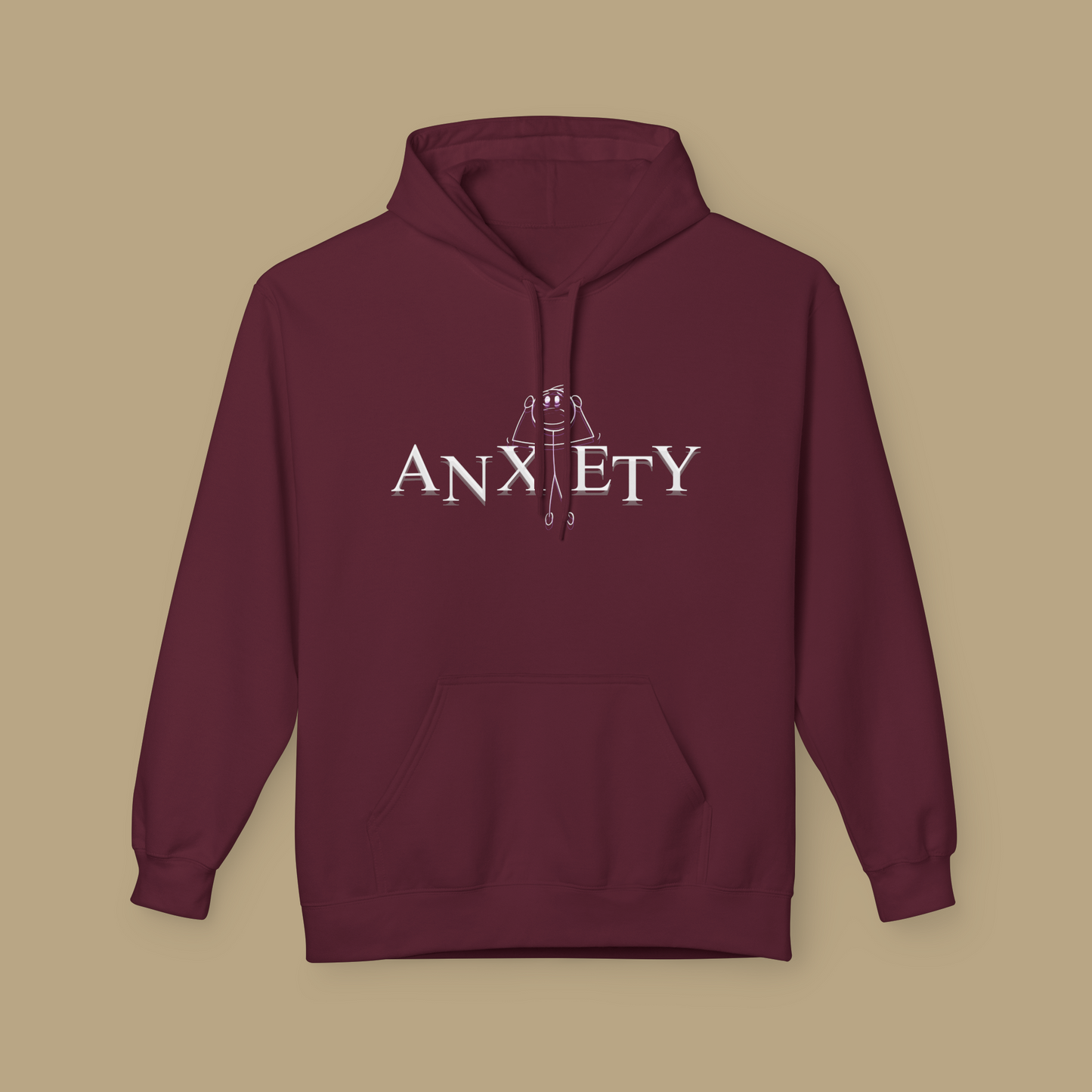 Anxiety Oversized Unisex Hoodie