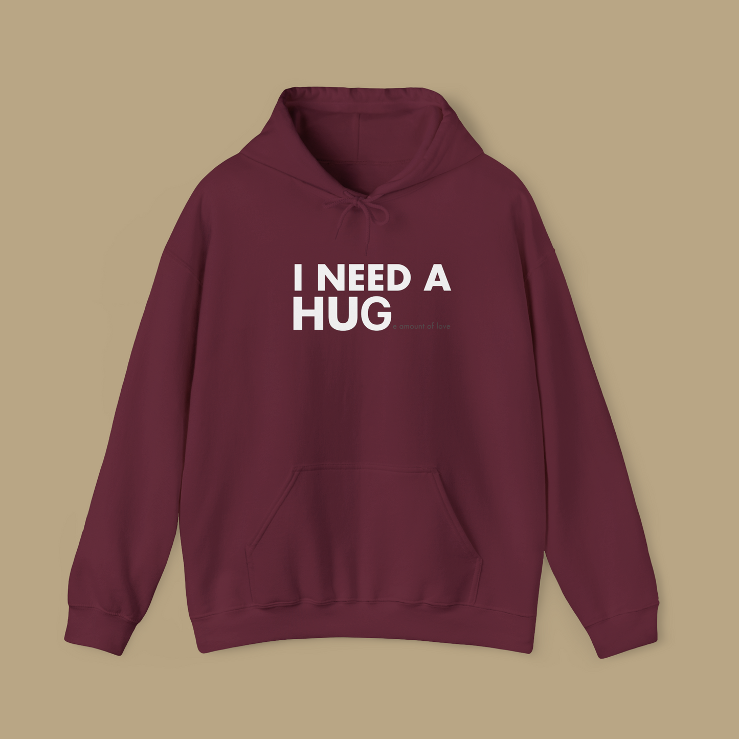 I Need a Huge amount of love Oversized Unisex Hoodie