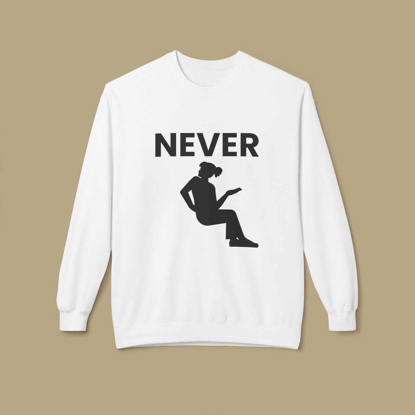 Never Look Back Oversized Unisex Sweatshirt