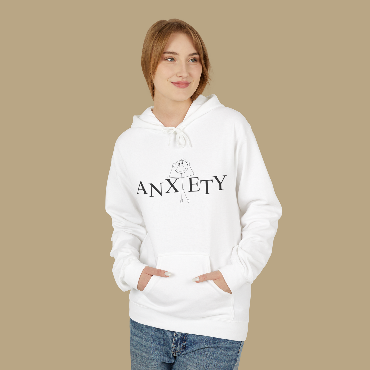 Anxiety Oversized Unisex Hoodie