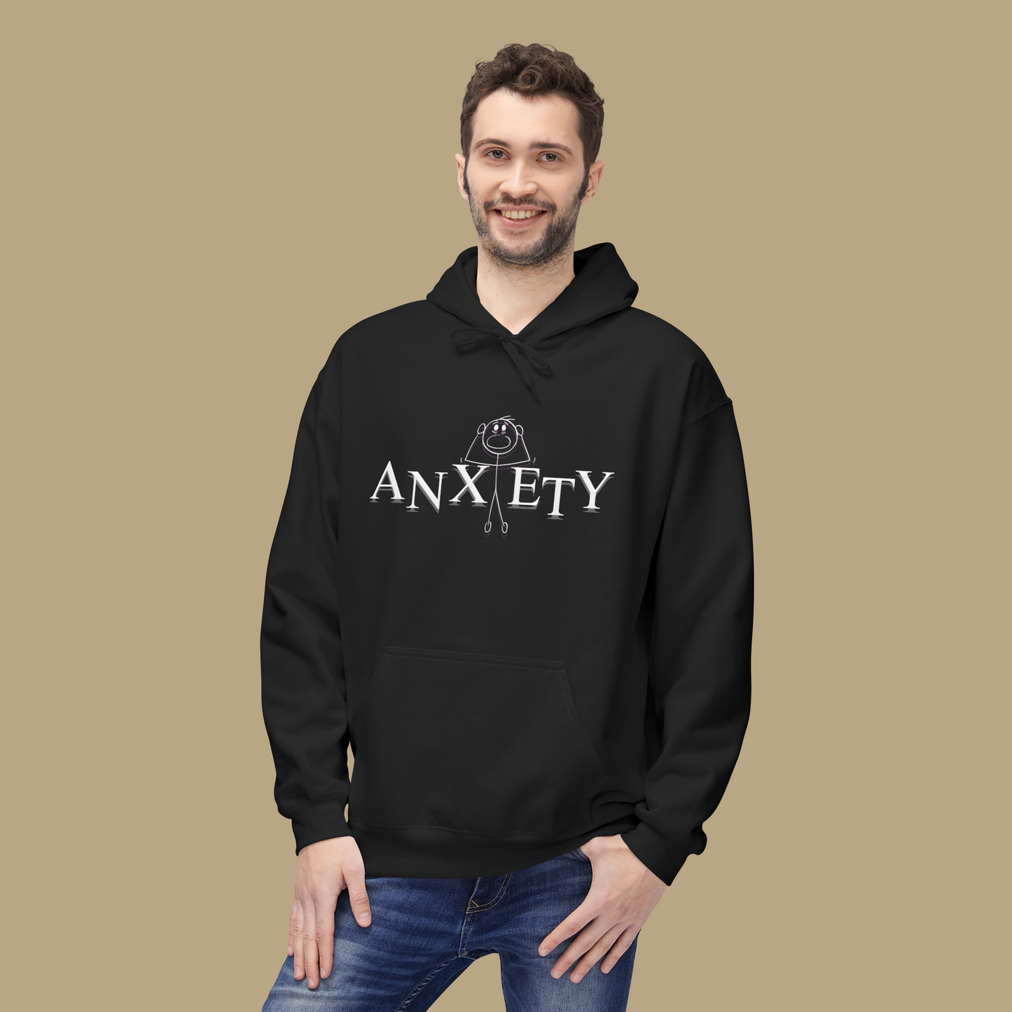 Anxiety Oversized Unisex Hoodie