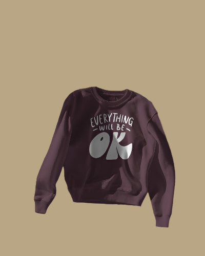 Everything will be Okay Oversized Unisex Sweatshirt