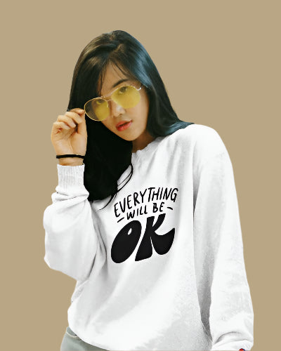 Everything will be Okay Oversized Unisex Sweatshirt
