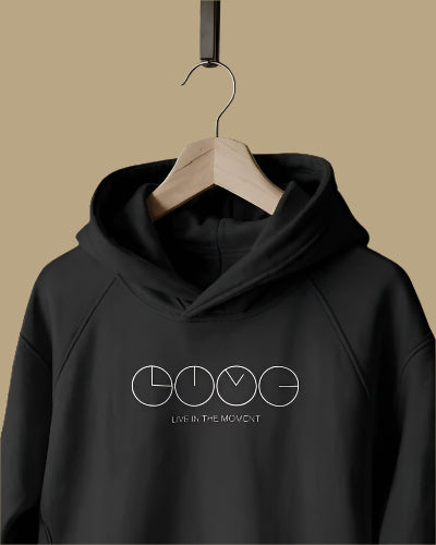 Live in the Moment Oversized Unisex Hoodie