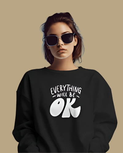 Everything will be Okay Oversized Unisex Sweatshirt